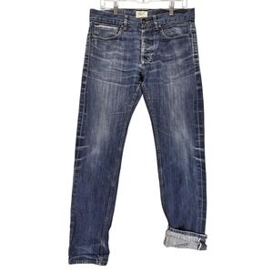 Blacksmith & Co Jeans Mens Selvedge Mango Man Slim Whiskers Honeycomb Fits 32x32